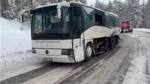 Следователи СК устанавливают обстоятельства ДТП с автобусом, перевозившим детей